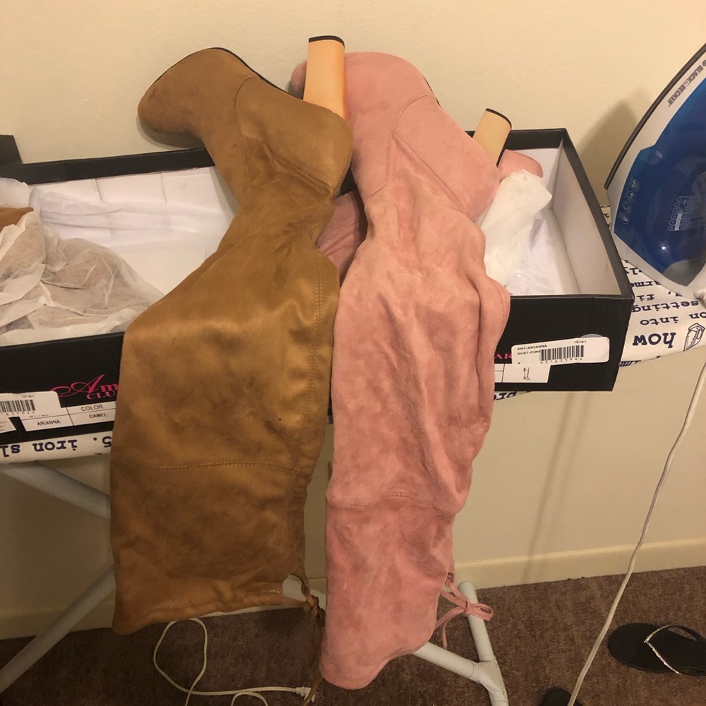 Never worn thigh high boots